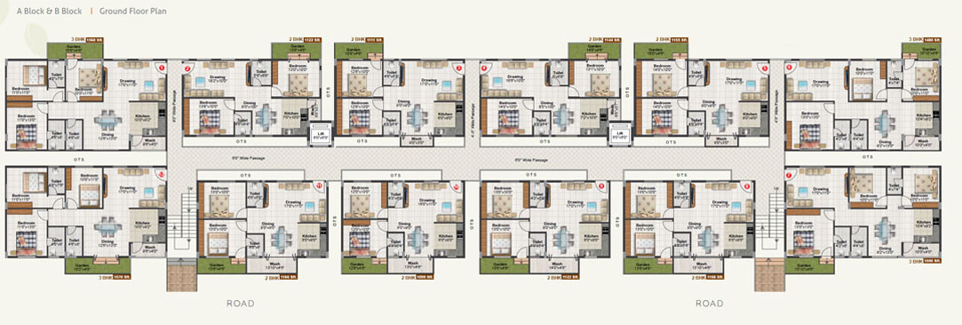 Green Aspire Ground Floor Plan