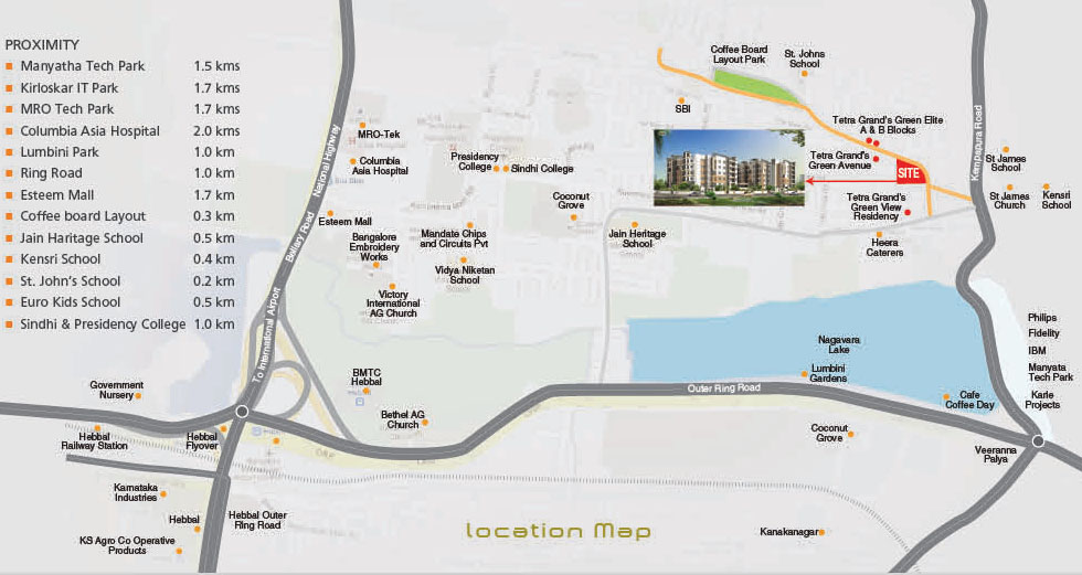 Green Apple Locationmap